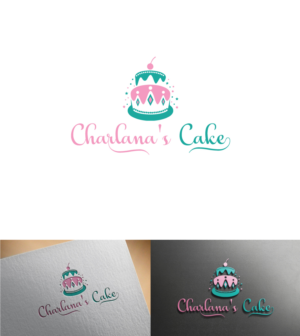Logo Design by imyounuspathan 2 for Charlana's Cake | Design: #17772851