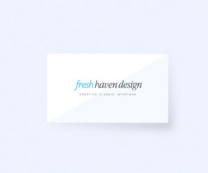 Logo Design by Alexandra S. for Fresh Haven Designs | Design: #17807678