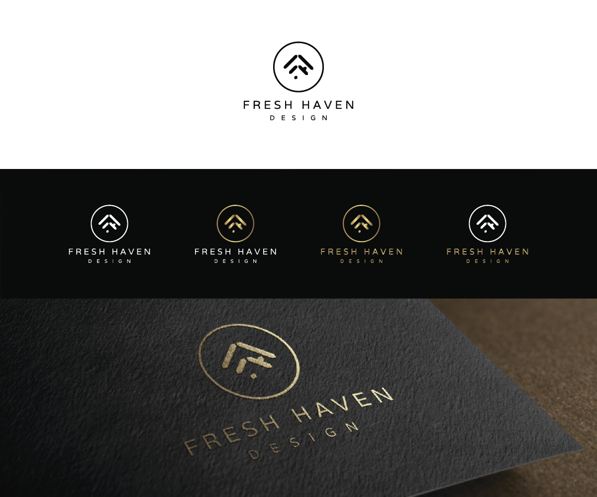Logo Design by Vetroff for Fresh Haven Designs | Design #17794060