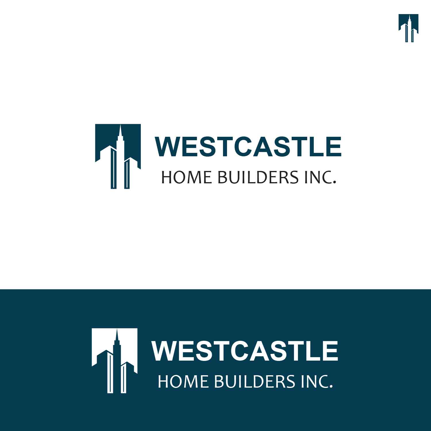 Logo Design by Mohsin Maknojia for Westcastle Home Builders Inc. | Design #17773943