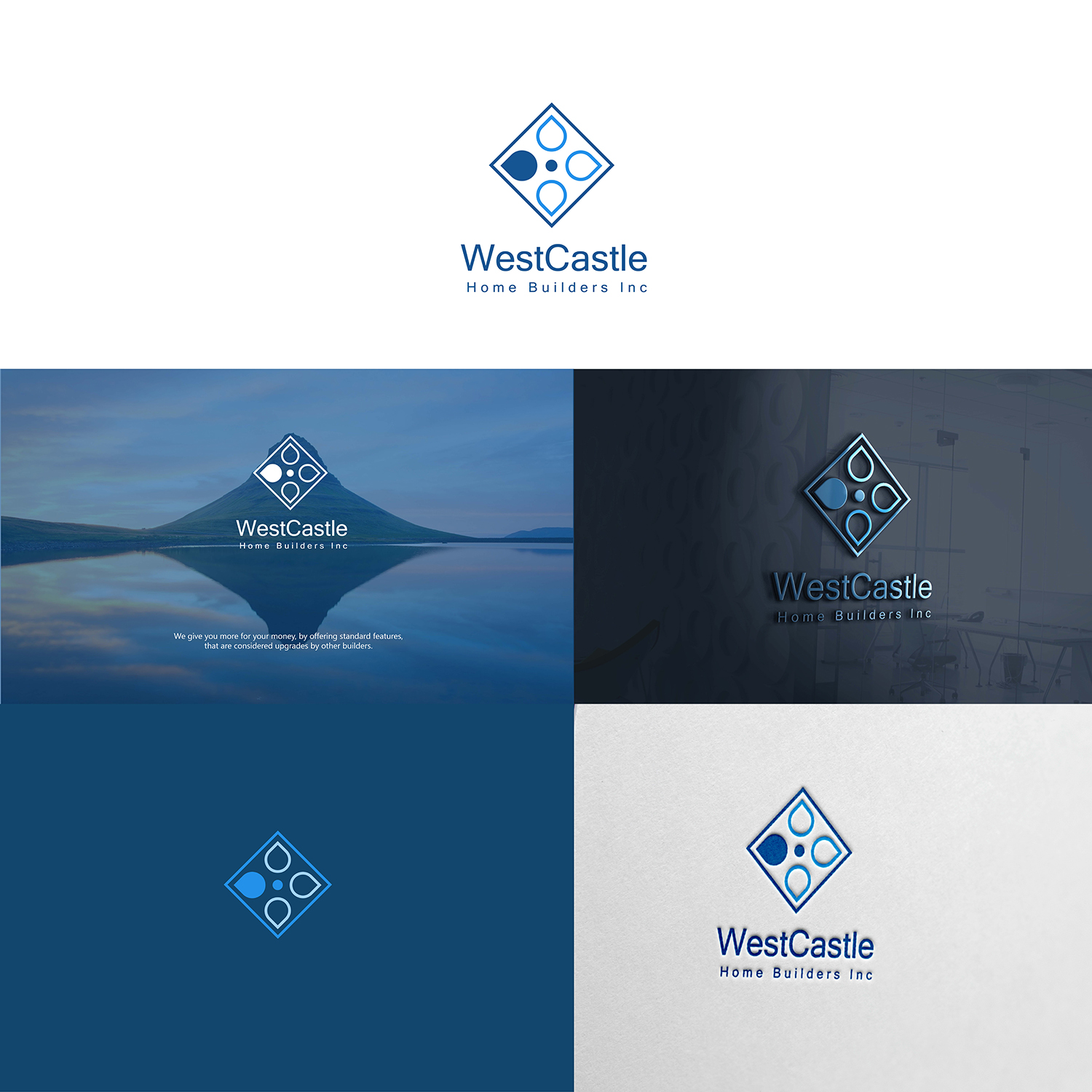 Diseño de Logo por Mellifluent Pen para Westcastle Home Builders Inc. | Diseño #17889577