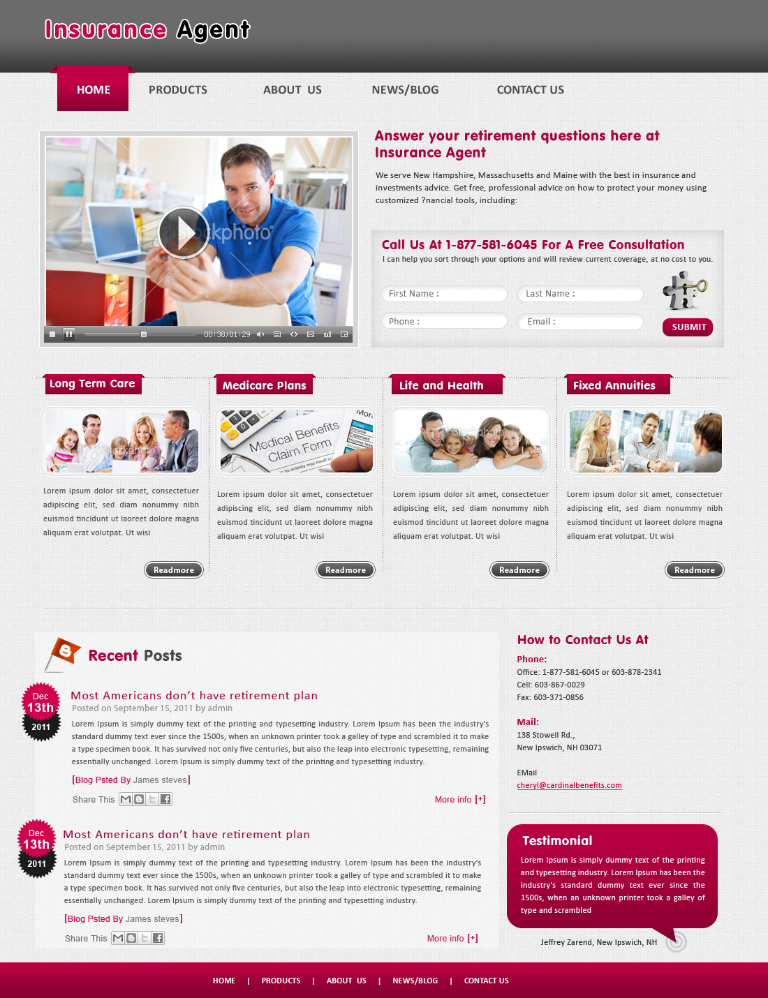 Wordpress Design by webxvision for this project | Design #653582