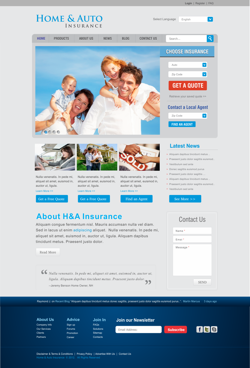 Wordpress Design by CreativeIyke for this project | Design #647736