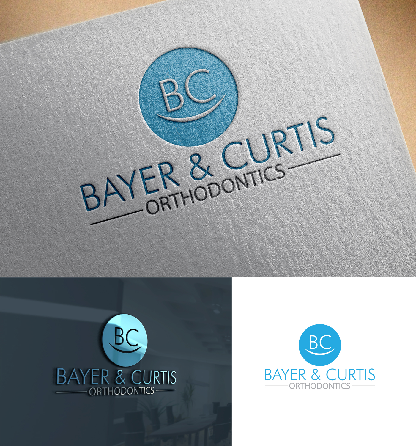 Logo Design by QE2 creative for Bayer and Curtis Orthodontics | Design: #17774677