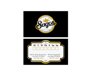 Business Card for Beach theme sports bar called SAGOS | Design de Carte de Visite par Buck Tornado