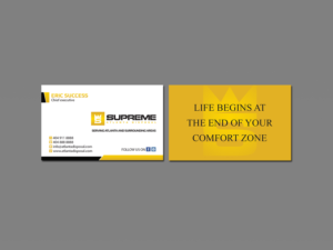 Business Card Design by Creations Box 2015 for supreme | Design: #17773738