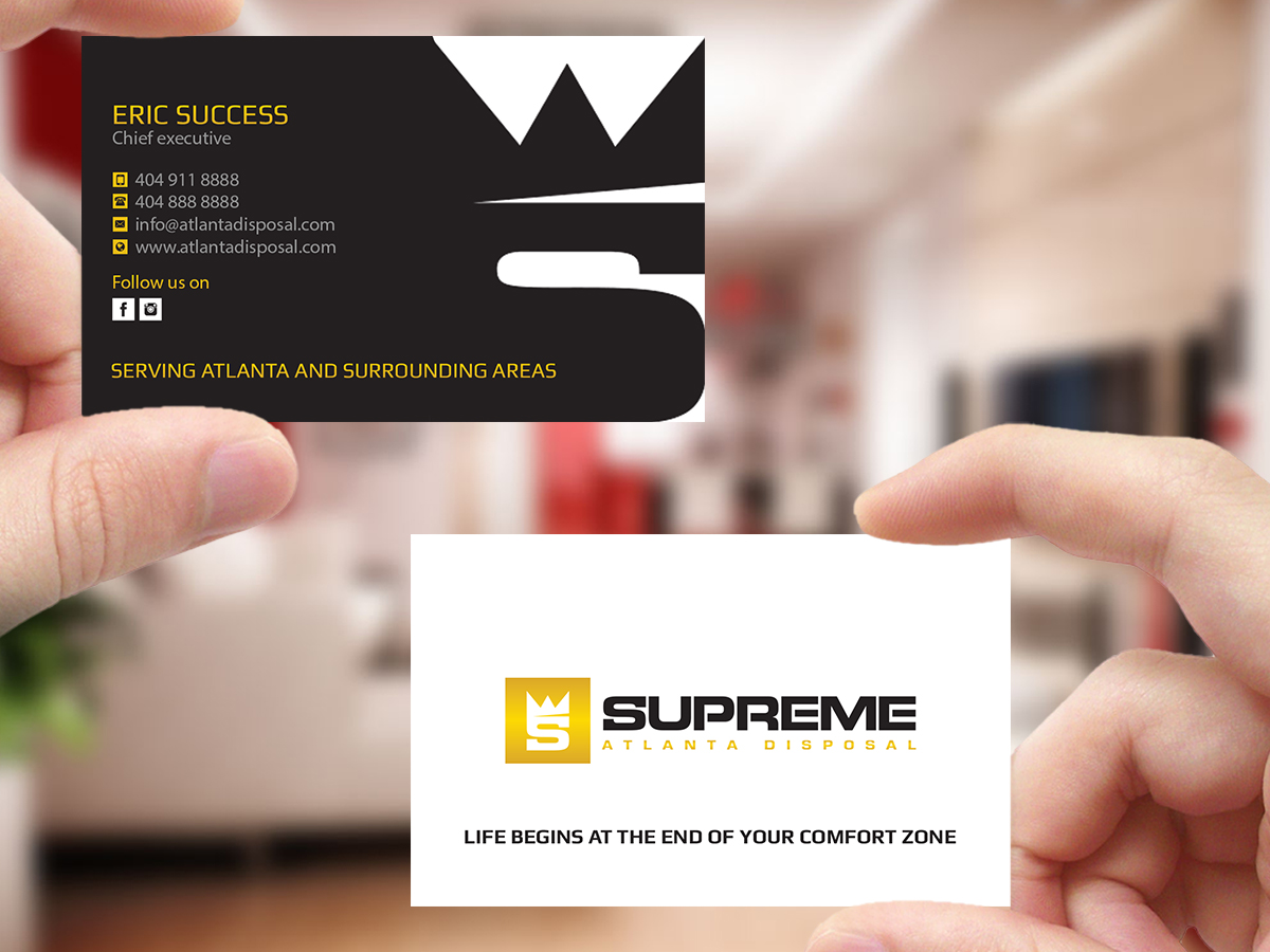 Business Card Design by Creations Box 2015 for supreme | Design #17773742
