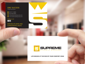 Business Card Design by Creations Box 2015 for supreme | Design: #17773744