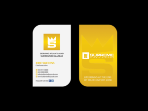 Business Card Design by Creations Box 2015 for supreme | Design: #17780103