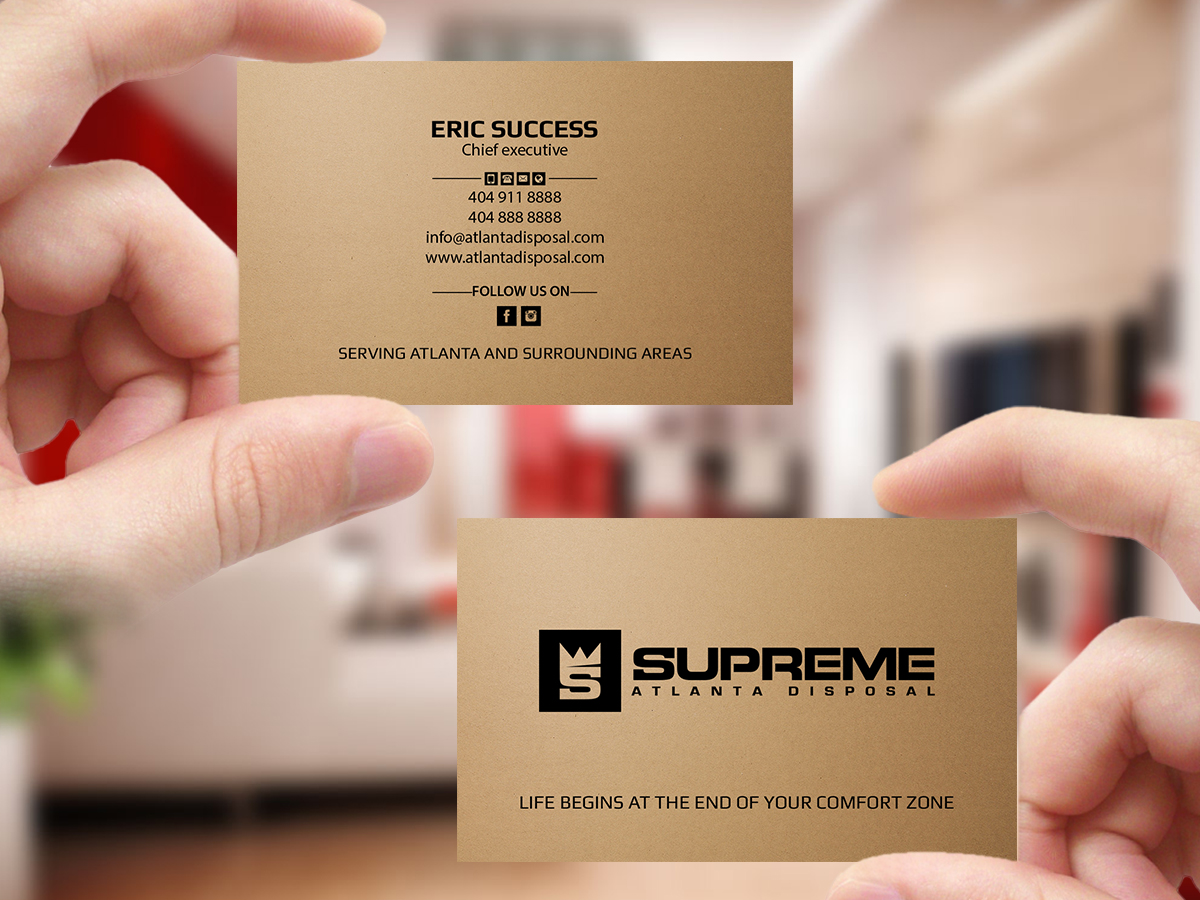 Business Card Design by Creations Box 2015 for supreme | Design #17780104