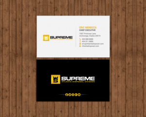 Visitenkarten-Design von chandrayaan.creative für supreme | Design: #17775005