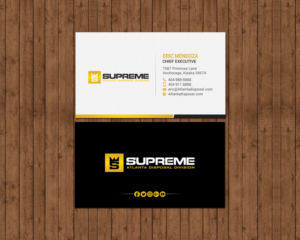 Visitenkarten-Design von chandrayaan.creative für supreme | Design: #17775007