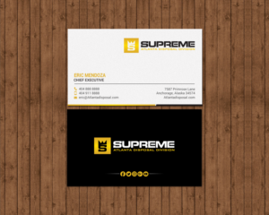 Visitenkarten-Design von chandrayaan.creative für supreme | Design: #17775133