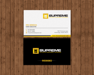 Business Card Design by chandrayaan.creative for supreme | Design: #17775136