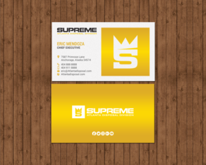 Business Card Design by chandrayaan.creative for supreme | Design: #17776619
