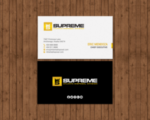 Business Card Design by chandrayaan.creative for supreme | Design: #17777430