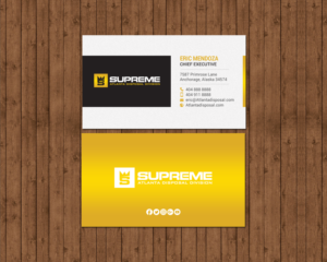 Business Card Design by chandrayaan.creative for supreme | Design: #17777433