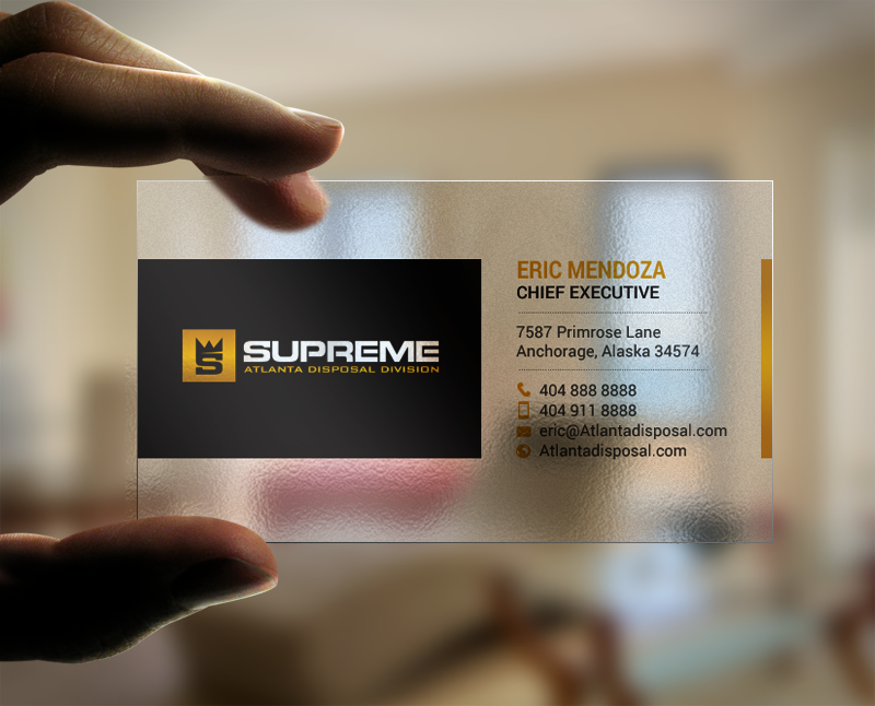 Business Card Design by chandrayaan.creative for supreme | Design #17777540