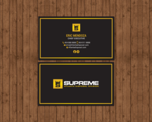 Business Card Design by chandrayaan.creative for supreme | Design: #17777541