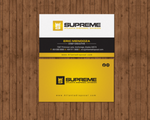 Visitenkarten-Design von chandrayaan.creative für supreme | Design: #17789375
