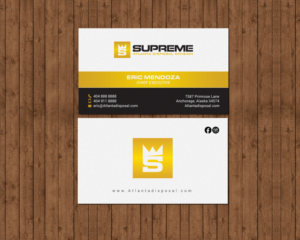 Visitenkarten-Design von chandrayaan.creative für supreme | Design: #17789376