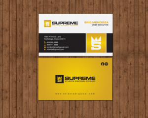 Visitenkarten-Design von chandrayaan.creative für supreme | Design: #17789387