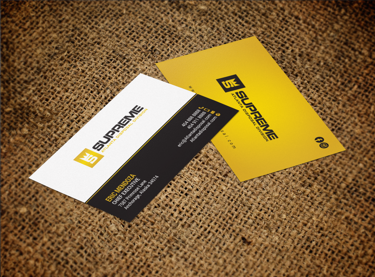 Visitenkarten-Design von chandrayaan.creative für supreme | Design #17789389