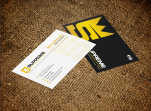 Visitenkarten-Design von chandrayaan.creative für supreme | Design: #17789390