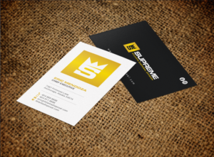Visitenkarten-Design von chandrayaan.creative für supreme | Design: #17789392