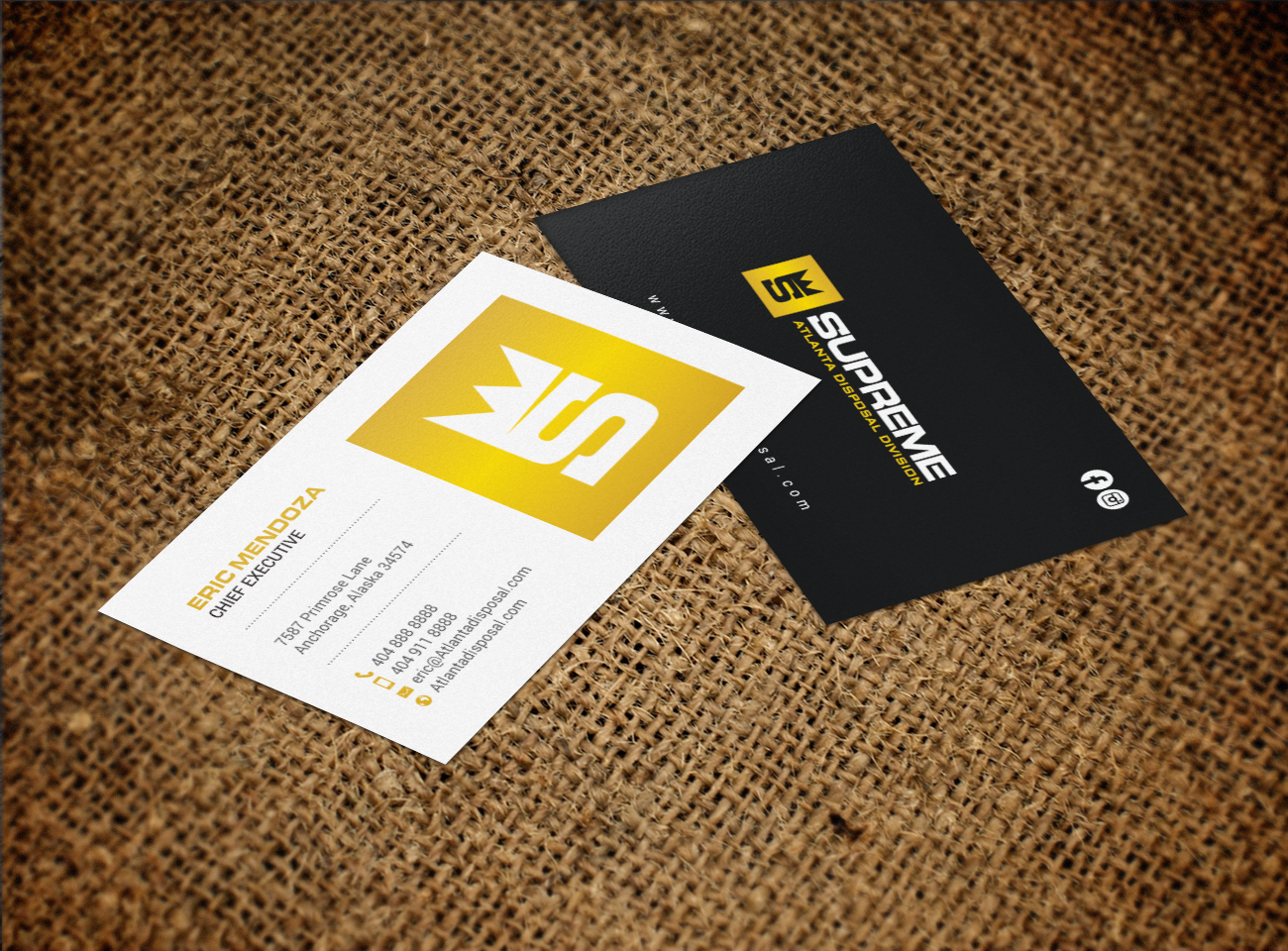 Business Card Design by chandrayaan.creative for supreme | Design #17789394