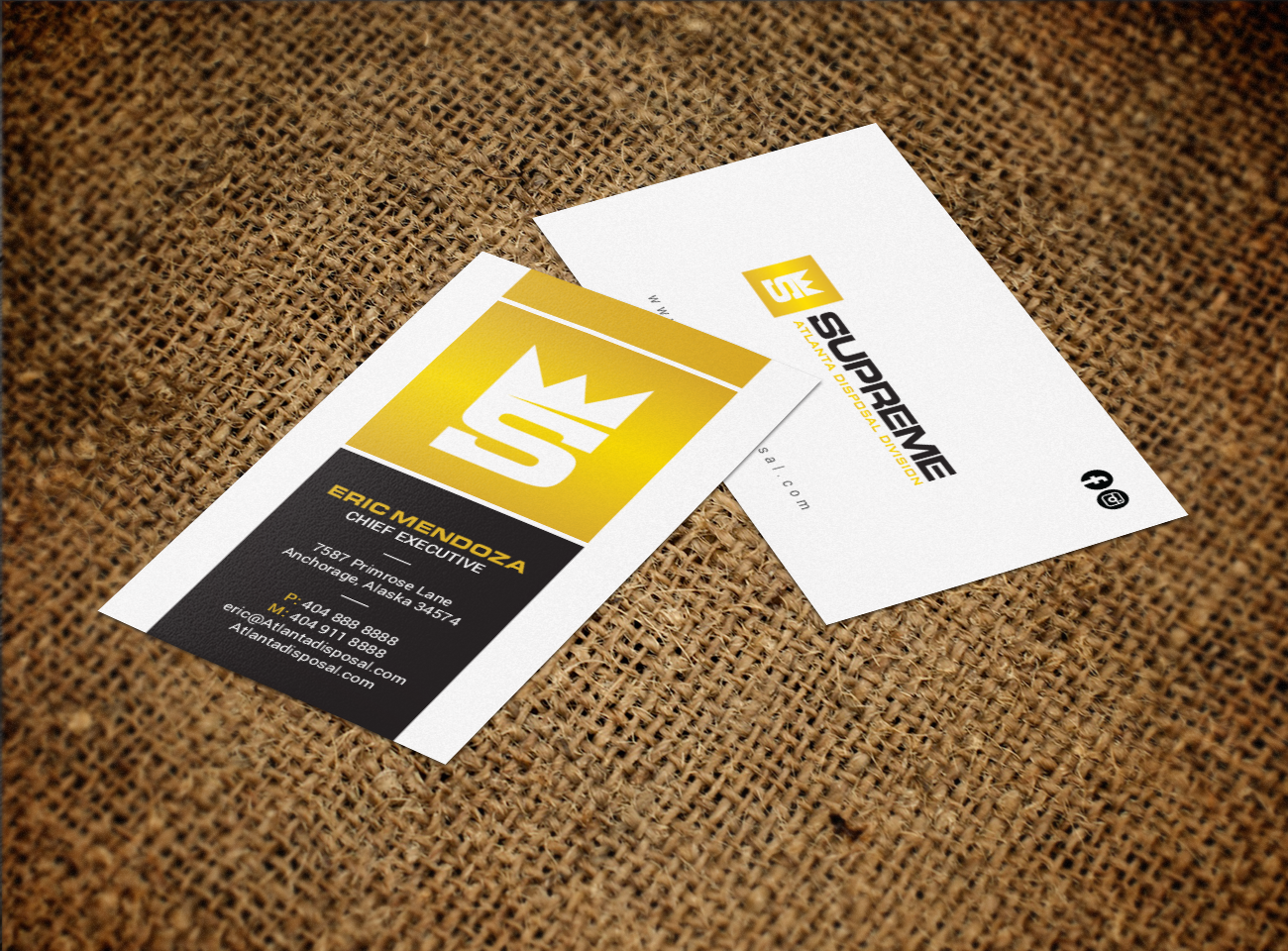 Business Card Design by chandrayaan.creative for supreme | Design #17789395