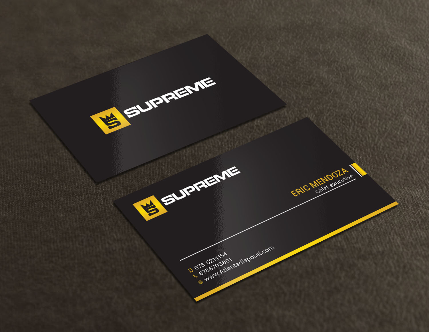 Business Card Design by Tripti Ranjan Gain for supreme | Design #17774623