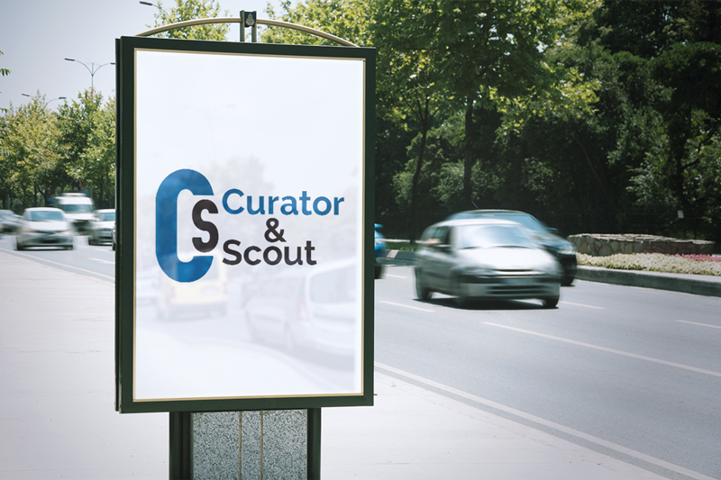 Logo Design by shimu 3 for Curator and Scout | Design #17787144