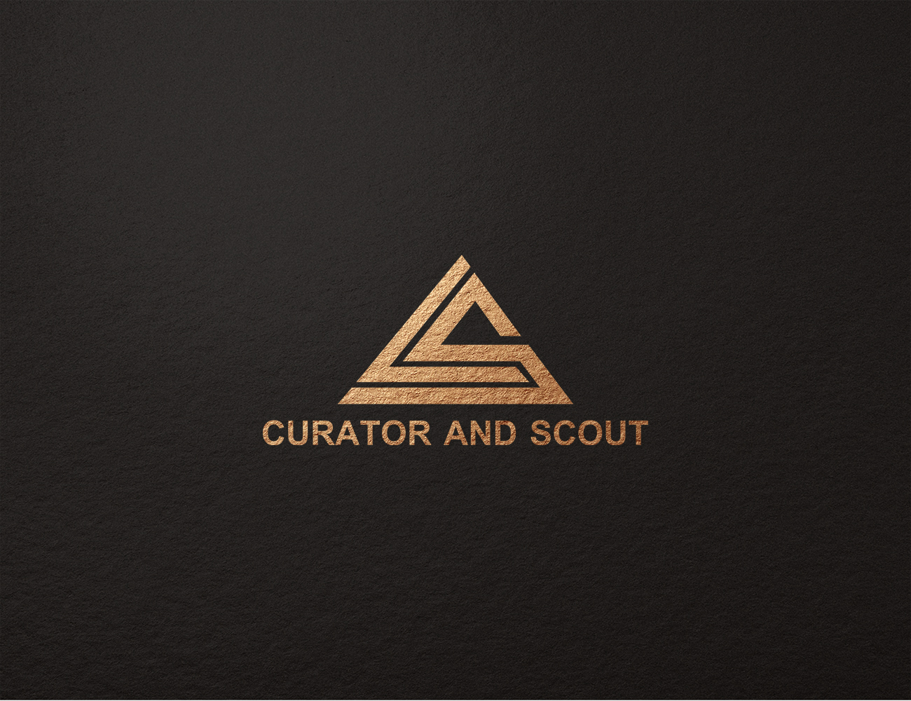 Logo Design by talha005 for Curator and Scout | Design #17787187
