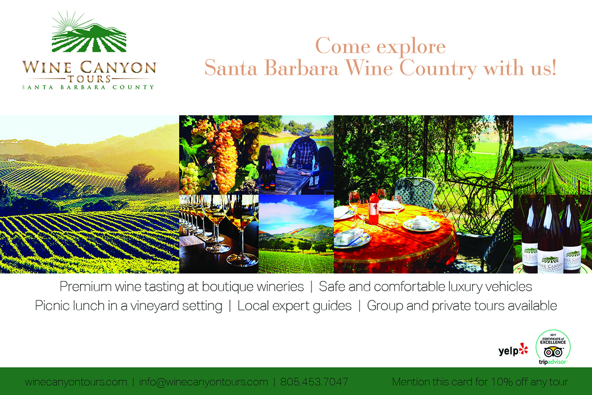 Flyer Design by Amanda Watarz for Wine Canyon Tours | Design #17901823