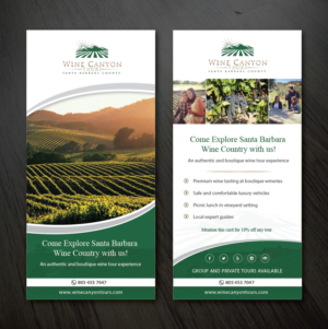 Flyer-Design von alex989 für Wine Canyon Tours | Design: #17868205