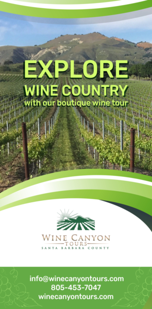 Flyer-Design von John Dobson für Wine Canyon Tours | Design: #17903399