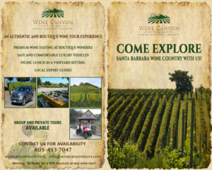 Flyer-Design von sormaz.tanja für Wine Canyon Tours | Design: #17863467