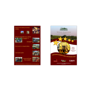 Flyer-Design von Shaza Albero für Wine Canyon Tours | Design: #17856670