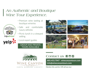 Flyer-Design von ngannguyenk810 für Wine Canyon Tours | Design: #17838075