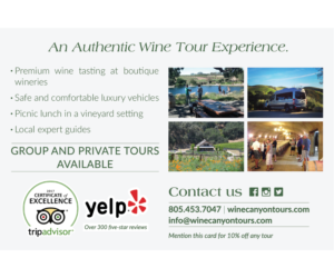 Flyer-Design von ngannguyenk810 für Wine Canyon Tours | Design: #17884878