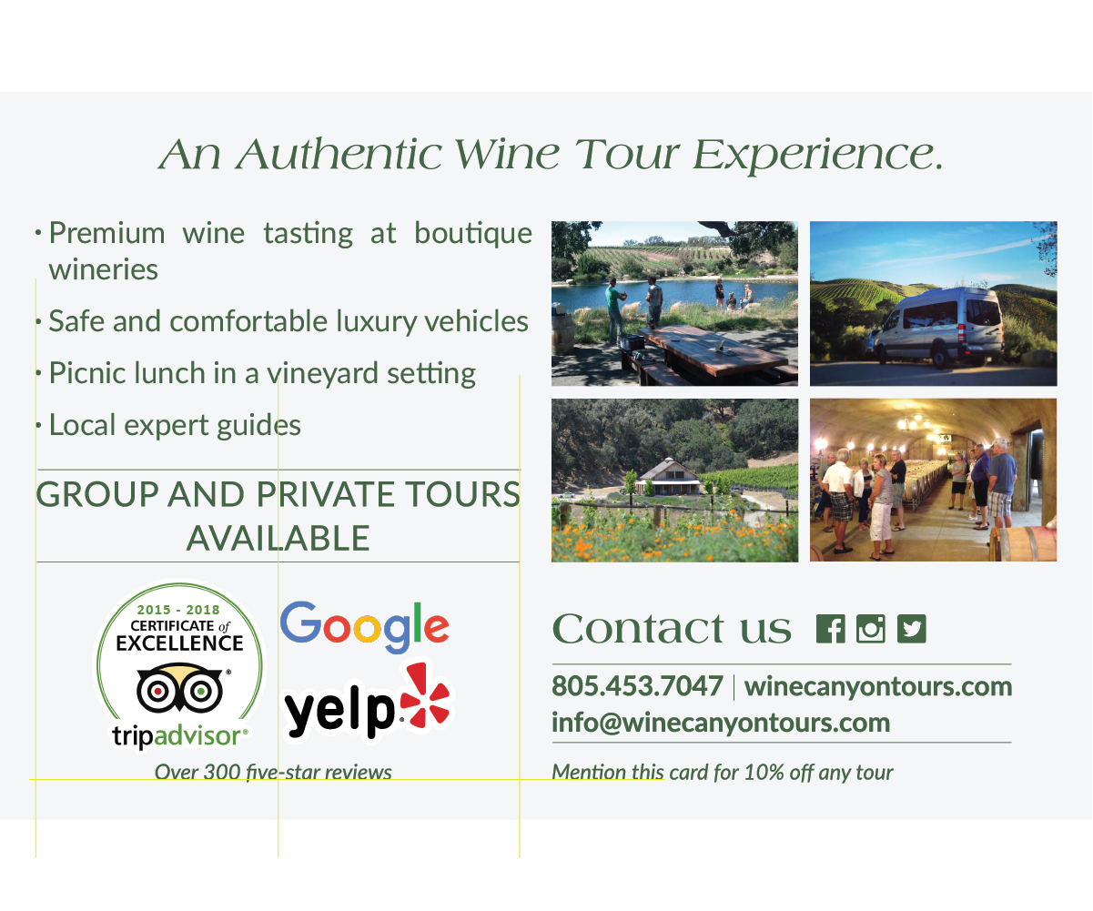 Flyer Design by ngannguyenk810 for Wine Canyon Tours | Design #17909989