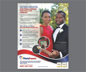 Flyer Design by Cut and Glue for Photo Favors | Design: #17795428
