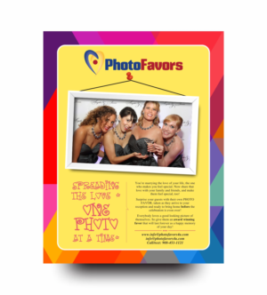Diseño de Flyer por vikas naik para Photo Favors | Diseño #17780797