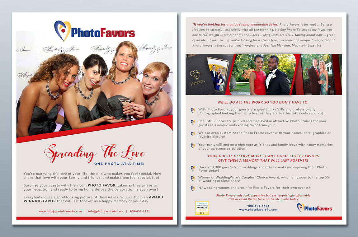 Flyer Design by Mime Artworks for Photo Favors | Design #17785388