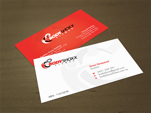 Visitenkarten-Design von asimali für Bodyshoxx Fitness | Design: #2757111