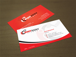 Visitenkarten-Design von asimali für Bodyshoxx Fitness | Design: #2757146