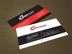 Visitenkarten-Design von asimali für Bodyshoxx Fitness | Design: #2757200