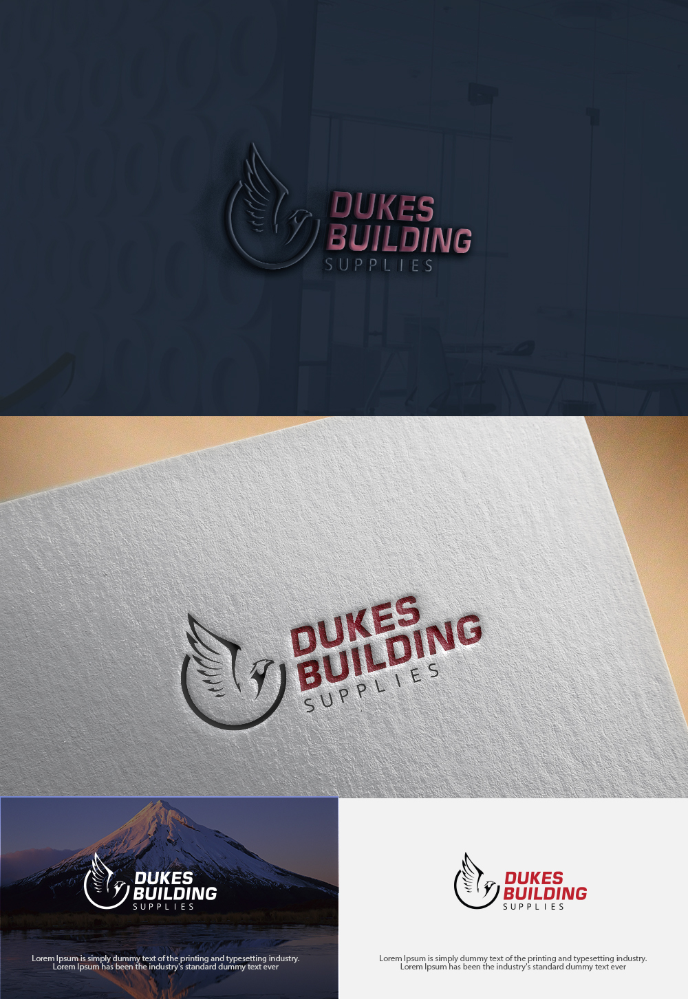 Logo Design by dr ghulam mustafa sahab for DUKES BUILDING SUPPLES | Design #17793086