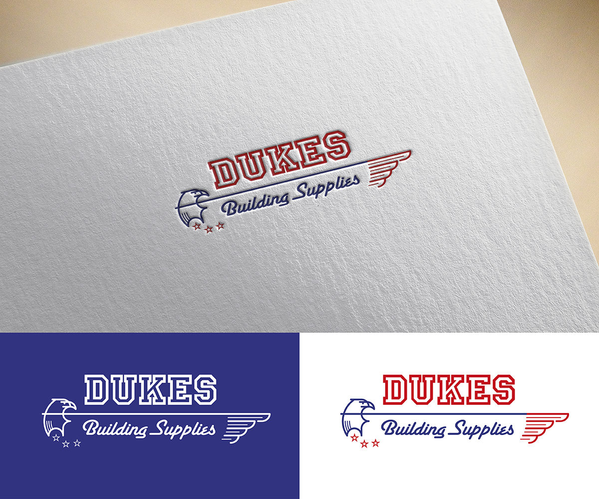 Logo Design by Peter Huck for DUKES BUILDING SUPPLES | Design #17795470